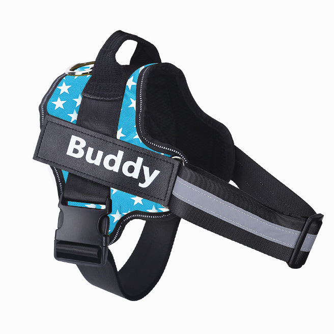 Luxury Personalized No-Pull Dog Harness – Reflective & Adjustable