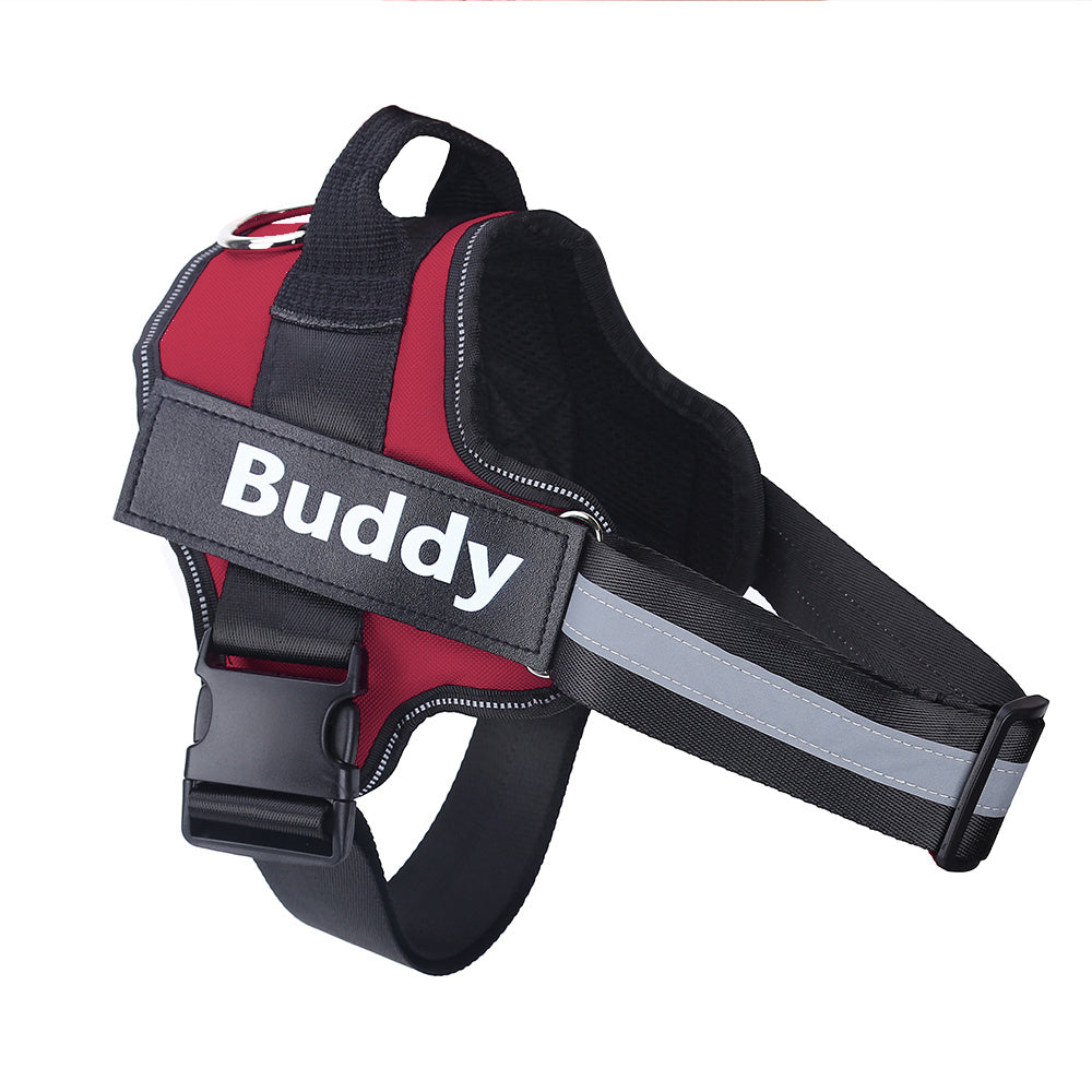 Luxury Personalized No-Pull Dog Harness – Reflective & Adjustable