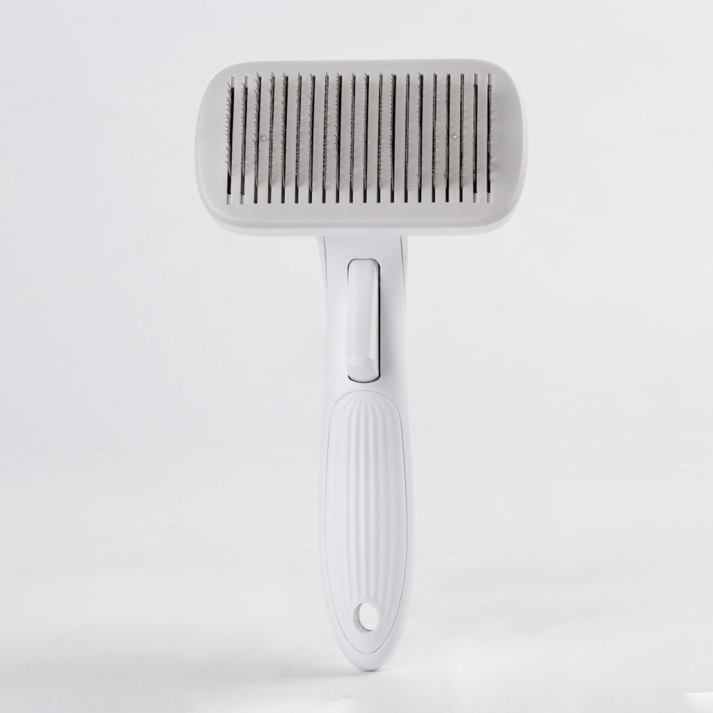 pet grooming brush grey
