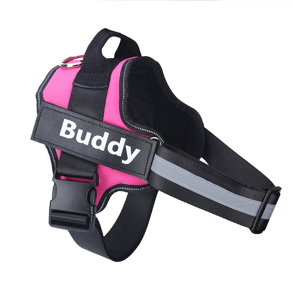 Luxury Personalized No-Pull Dog Harness – Reflective & Adjustable