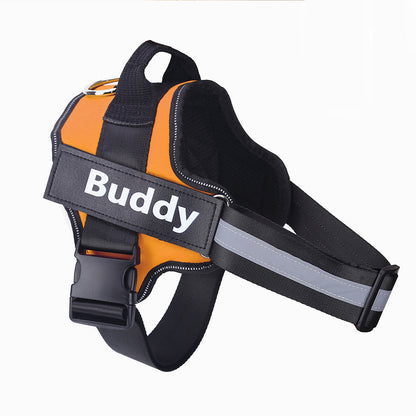 Luxury Personalized No-Pull Dog Harness – Reflective & Adjustable