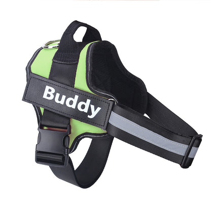 Luxury Personalized No-Pull Dog Harness – Reflective & Adjustable