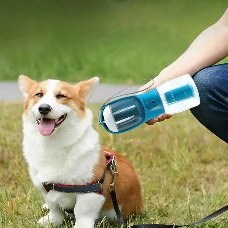 3 in 1 portable water cup for pets
