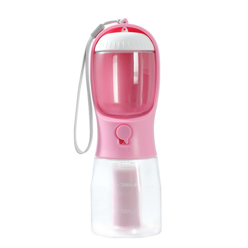3 in 1 portable water cup pink