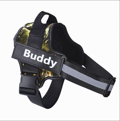 Luxury Personalized No-Pull Dog Harness – Reflective & Adjustable