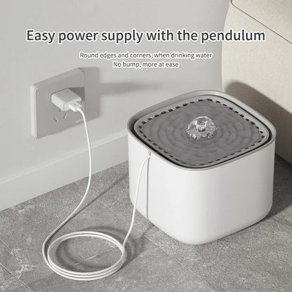 Automatic Cat Water Fountain 3L – Fresh & Clean Hydration for Pets