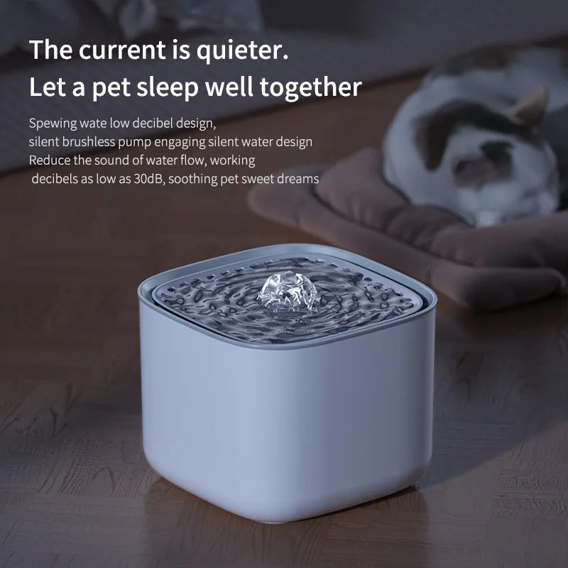 Automatic Cat Water Fountain 3L – Fresh & Clean Hydration for Pets