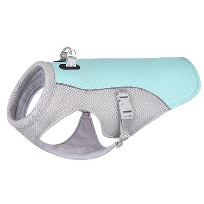 dog cooling vest blue