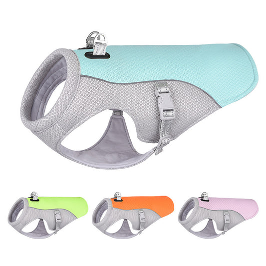 several colors of the cooling vest