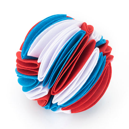 dog training ball multicolor