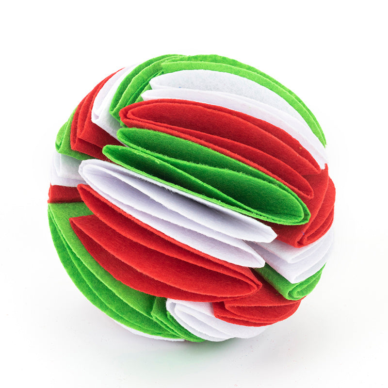 iq dog training ball