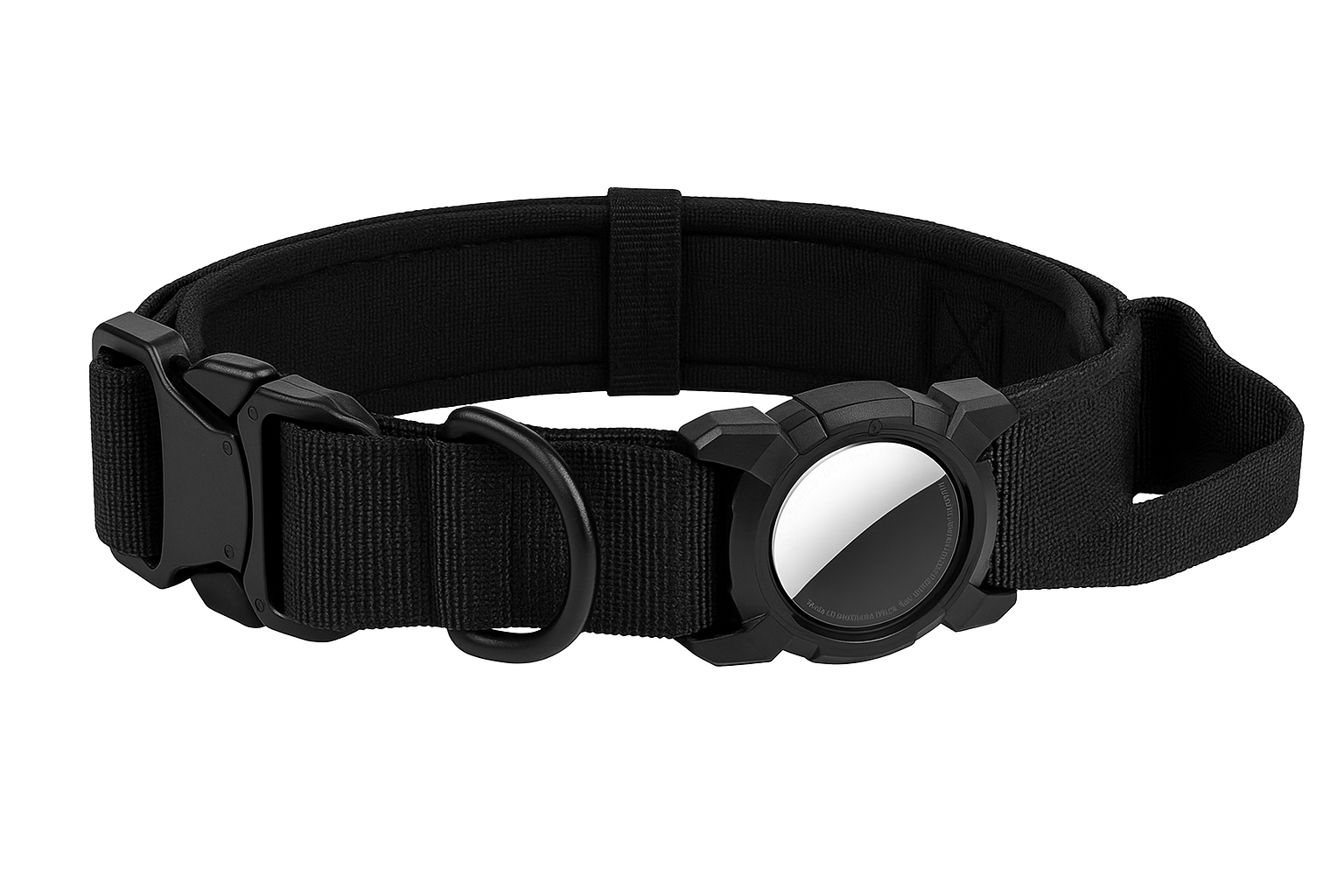 premium black airtag collar for dogs