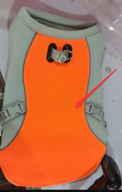premium dog cooling vest orange