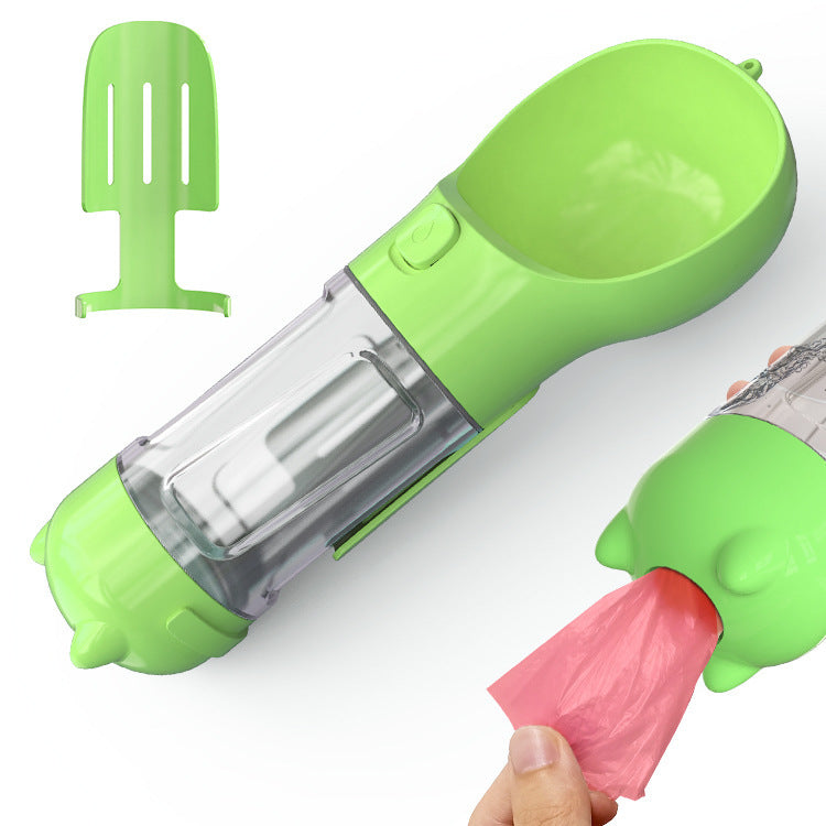 travel dog bottle green